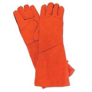  Minuteman Red With Black Long Suede Hearth Gloves 