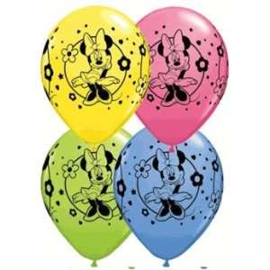  Disney Minnie Mouse 12 inch Balloons   Package of 6: Toys 