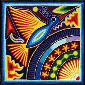 8 Inch Huichol Yarn Art Painting