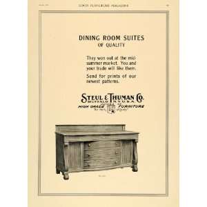  1919 Ad Steul Thuman Furniture Dresser Home Decoration 