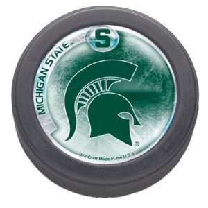  MICHIGAN STATE SPARTANS OFFICIAL HOCKEY PUCK Sports 