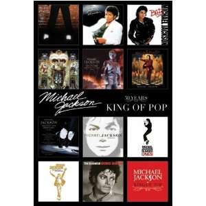 Michael Jackson    Album Covers Poster: Home & Kitchen