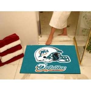   Exclusive By FANMATS NFL   Miami Dolphins All Star Rug: Home & Kitchen