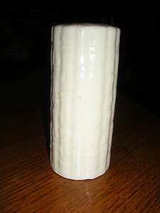 Vintage Bamboo Shaped Pottery Vase, Marked U.S.A.  