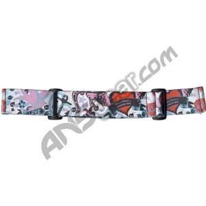  KM Paintball Goggle Strap   09 Dove Red