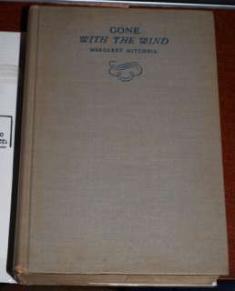 1936 Edition GONE WITH THE WIND Margaret Mitchell w/ DJ  