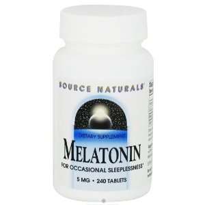  Source Naturals Melatonin 5mg 240 tabs Health & Personal 