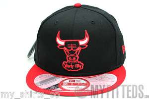 Chicago Bulls Black Red Interchangeable New Era Snapback Comes With 3 