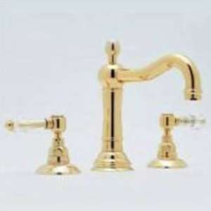 Rohl A1409XCIB Inca Brass Country Column Spout Widespread Faucet with 