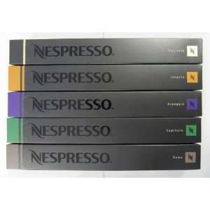 50 NESPRESSO Capsules Varieties COFFEE NEW  Grocery 