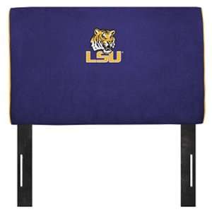  LSU Tigers NCAA Team Logo Headboard: Sports & Outdoors