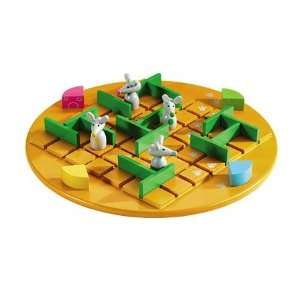   Game For Kids with Wooden Cheese Maze Playing Board: Toys & Games