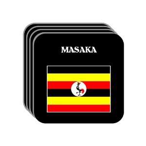  Uganda   MASAKA Set of 4 Mini Mousepad Coasters 