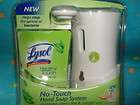 Lysol No Touch Hand Soap Refill + Dispenser + Battery Green Tea 