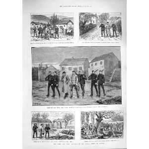  1887 IRISH LAND WAR GALWAY POLICE SAUNDERS FORT CONROY 