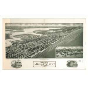  Historic Margate City. New Jersey, c. 1924 (M) Panoramic 