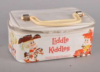 Vintage 1960s MATTEL Liddle Kiddle Dolls & Vinyl Case Greta Grape 