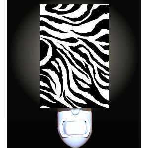  Jagged Zebra Print Decorative Night Light
