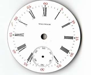 44.79MM WALTHAM DIAL FOR FACE POCKET WATCH  