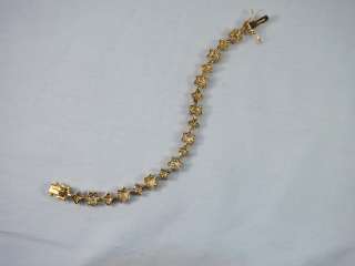 Joan Rivers Rhinestone Flower Tennis Bracelet Jewelry  