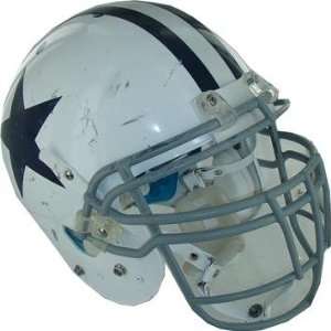  Jay Ratliff Helmet   Cowboys 2010 Game Worn #90 White 
