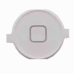  Apple iPod Touch 4 White Home Button Key w/ Rubber Ring 