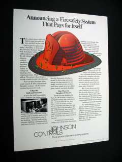 Johnson Controls JC/80 Fire Safety System 1976 print Ad  