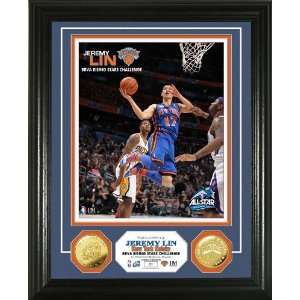 Jeremy Lin 2012 All Star Game Gold Coin Photo Mint   New 