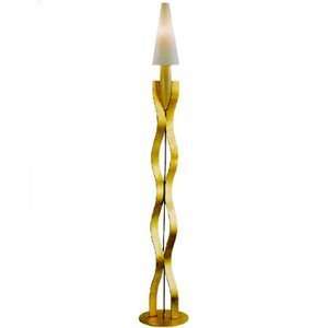  Terzani 0D10P F6 A3 Jeu Theme Floor Lamp, Gold Leaf Finish 