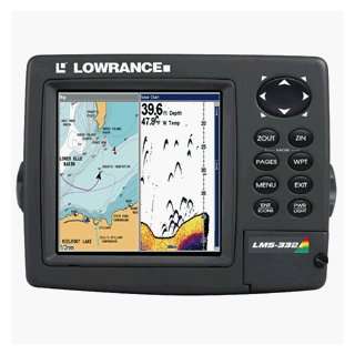  LOWRANCE LMS 332C WO DUCER 117 74 W/ LGC 2000 GPS Sports 