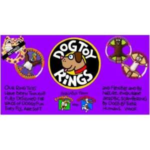  FC DOGGIE HOOTS MINI DOG TOY RINGS ASSORTED