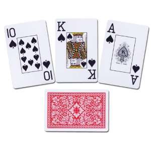 Royal Low Vision Playing Cards   2 Decks All Plastic 