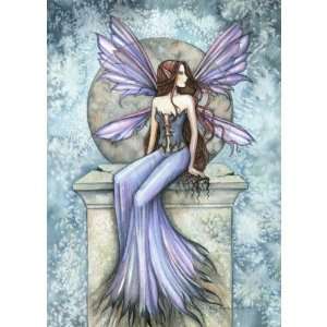   Serenity Fairy Greeting Card by Molly Harrison