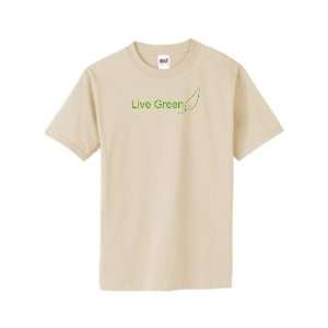  Unisex Live Green Organic T Shirt   Other Colors Available 