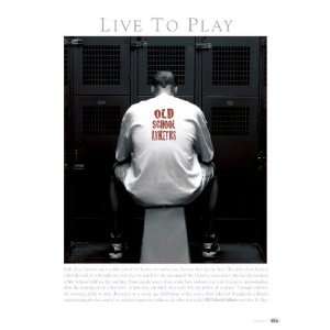 Live To Play Athletes Motivational Poster Print:  Home 