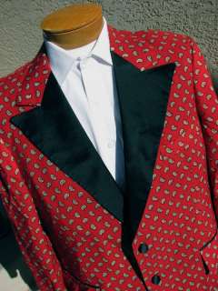   Paisley Made USA Tuxedo Dinner Jacket 44 Satin Lapels Costume  