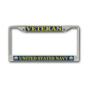  US Navy Veteran License Plate Frame 