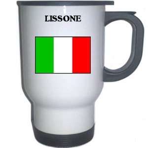  Italy (Italia)   LISSONE White Stainless Steel Mug 