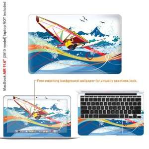 Protective Decal Skin Sticker for Macbook AIR 11 with 11.6 inch screen 