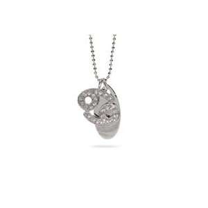   CZ Engravable Cancer Zodiac Charm Necklace June 22   July 22: Jewelry