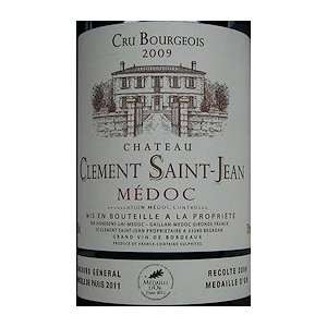  2009 Chateau Clement Saint Jean Medoc 750ml Grocery 