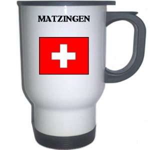  Switzerland   MATZINGEN White Stainless Steel Mug 
