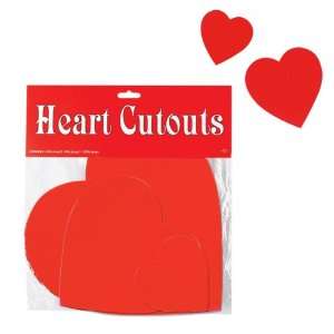  Packaged Printed Heart Cutouts Case Pack 96 Everything 
