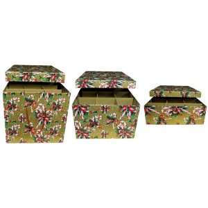  Set of Three Christmas Storage Containers