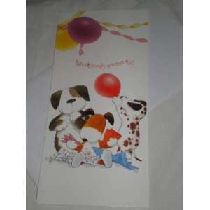  Kipper the Dog Gift Card Notecard What lovely Presents 