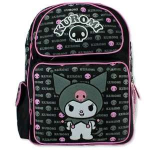 Sanrio Kuromi Black/ Pink Large 16 Backpack School Bag  Officially 