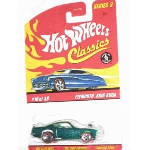  Classics Series 3  #10 Plymouth King Kuda Green 5 Spoke 