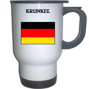  Germany   KRUNKEL White Stainless Steel Mug Everything 