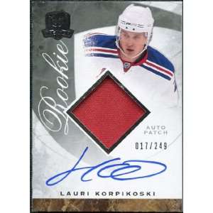   Cup #122 Lauri Korpikoski Rookie Patch Auto /249 Sports Collectibles