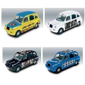  Beatles Die Cast Taxi Famous Covers Case Toys & Games
